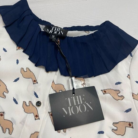 NWT Unique Vintage x The Moon Llama Shirt Size Small New - Picture 3 of 10